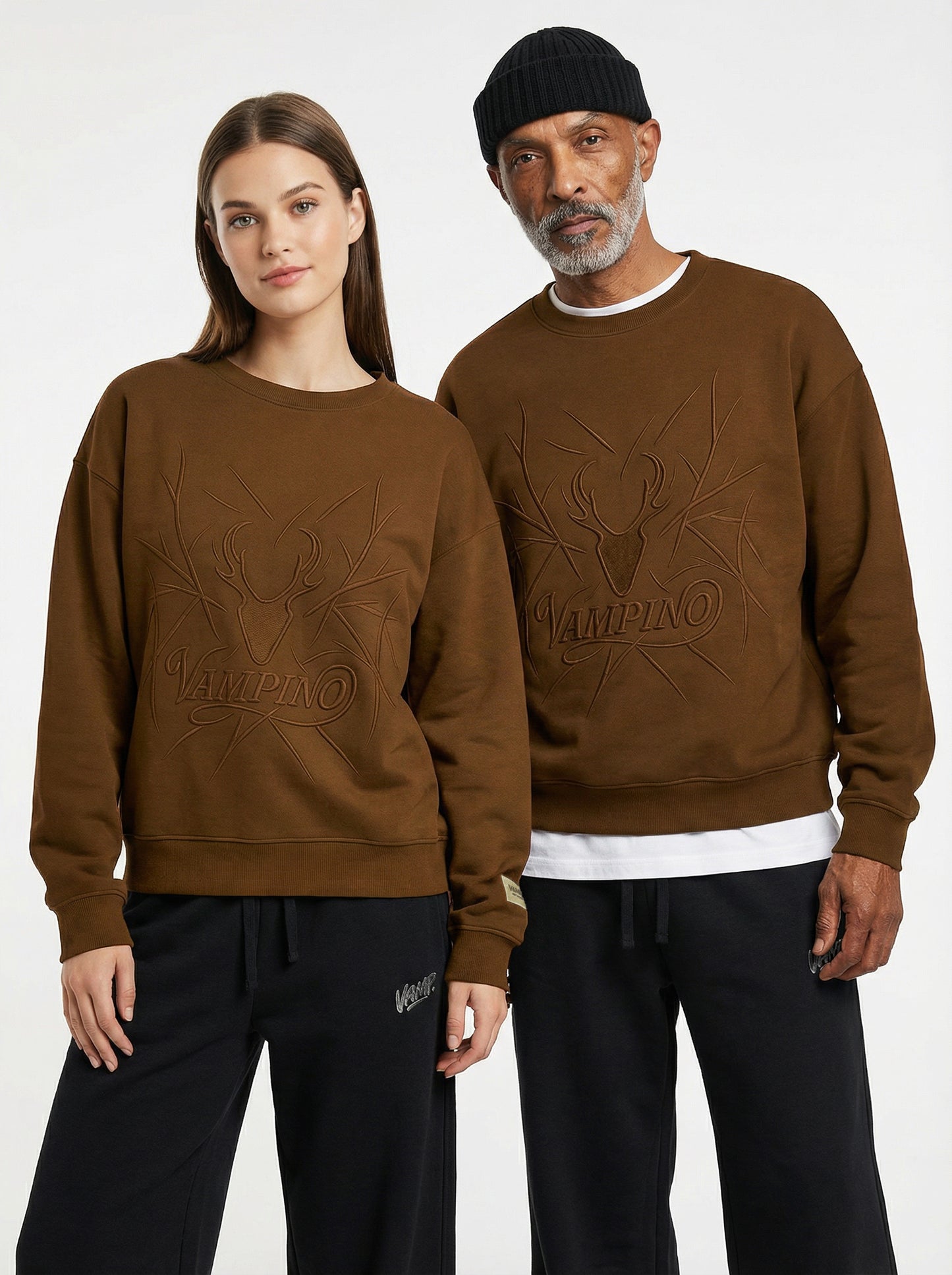 Embroidered Vampino - Brown