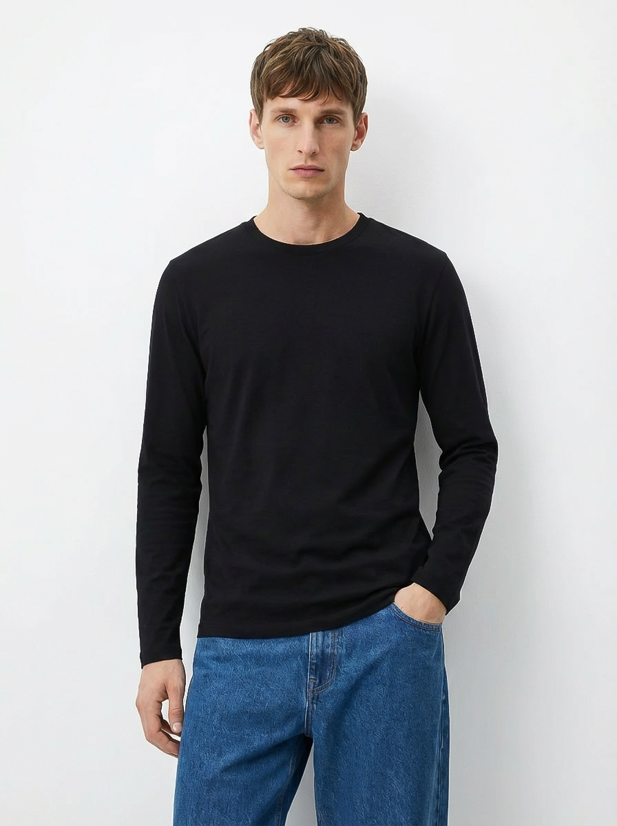 Undershirt Long Sleeve - Black