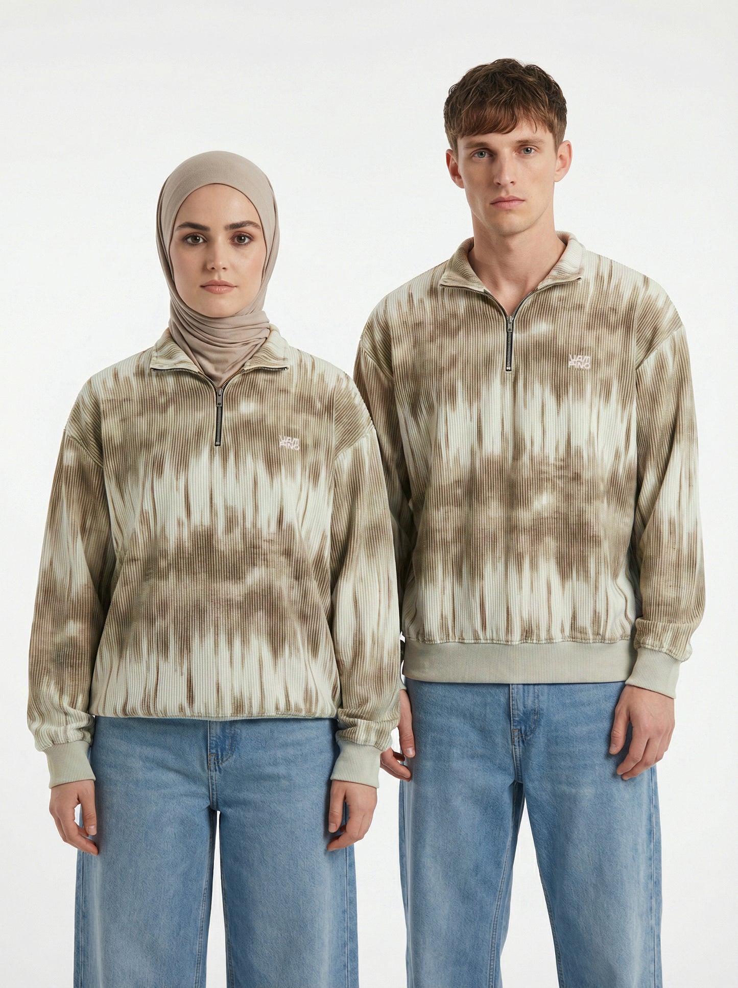 V Drift High Neck - Beige