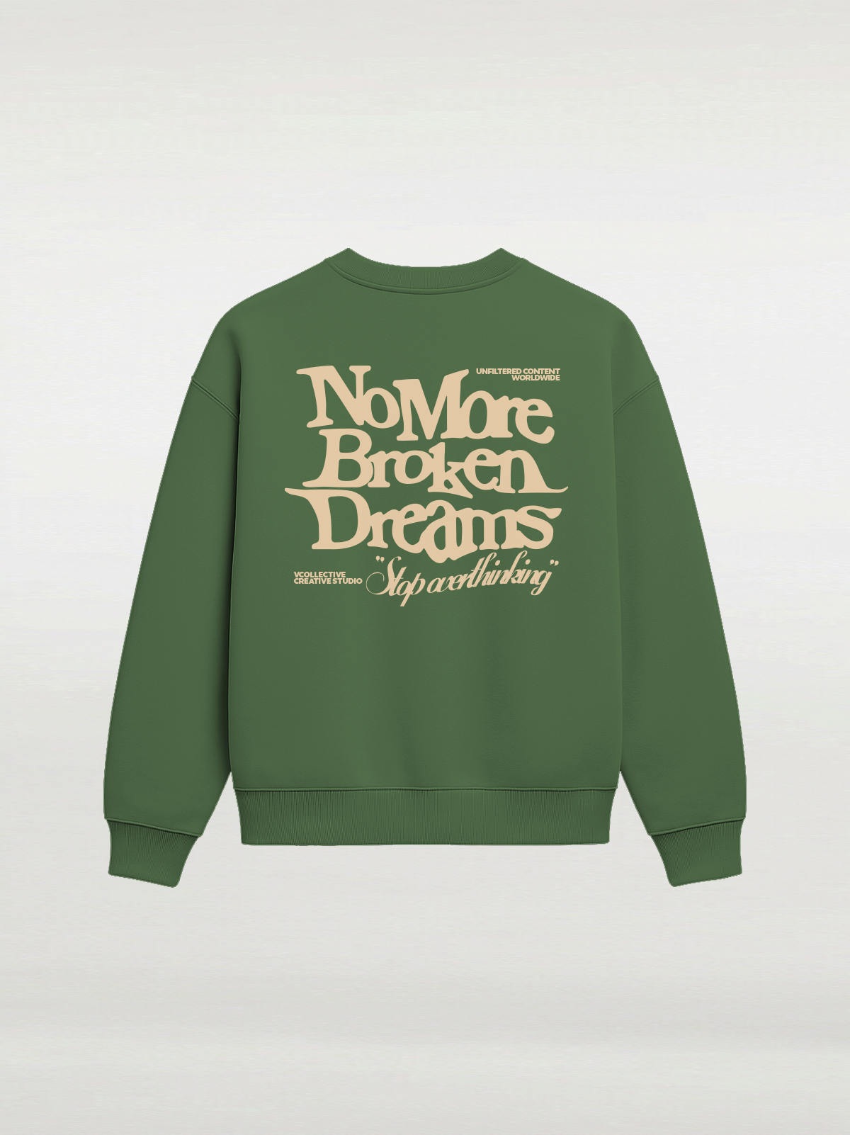 Broken Dreams Crew SW - Olive