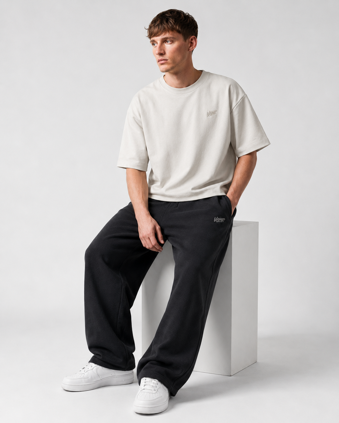 VAMP Boxy-Fit - Beige