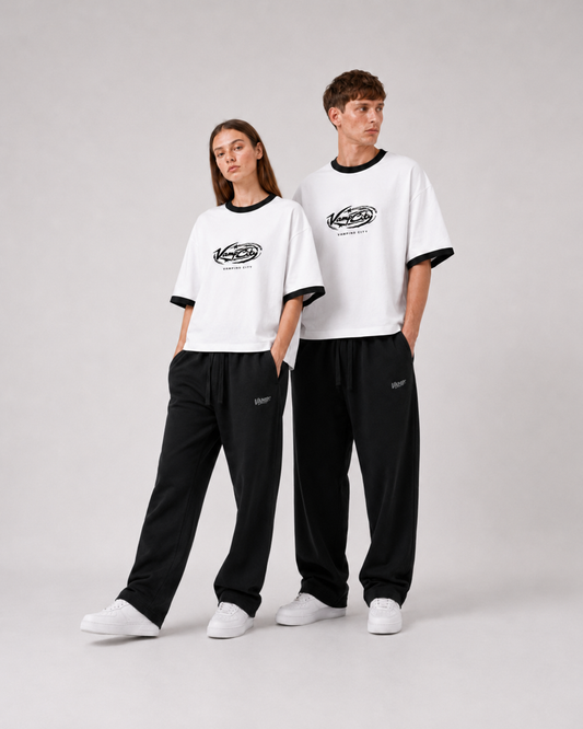 Vamp City Boxy-Fit - White