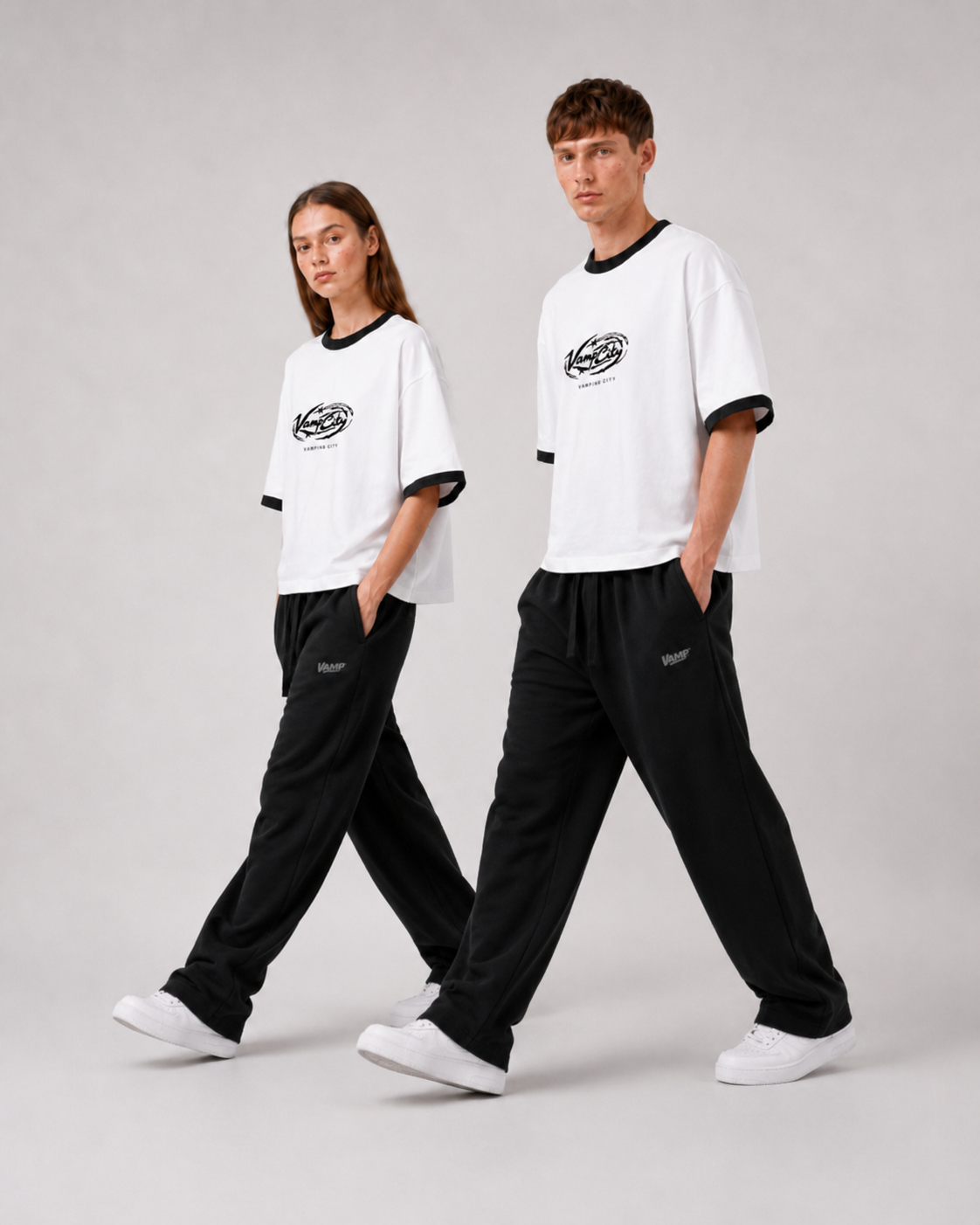 Vamp City Boxy-Fit - White