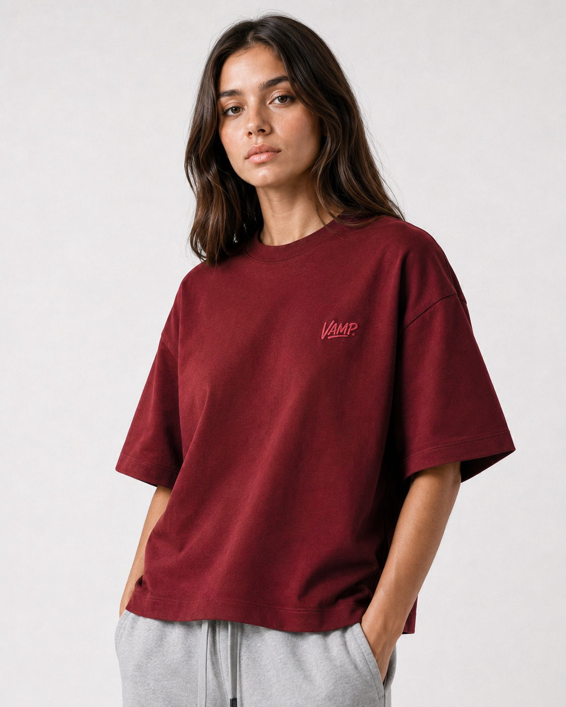 VAMP Boxy-Fit - Burgandy