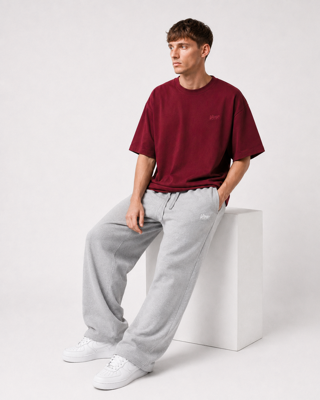 VAMP Boxy-Fit - Burgandy
