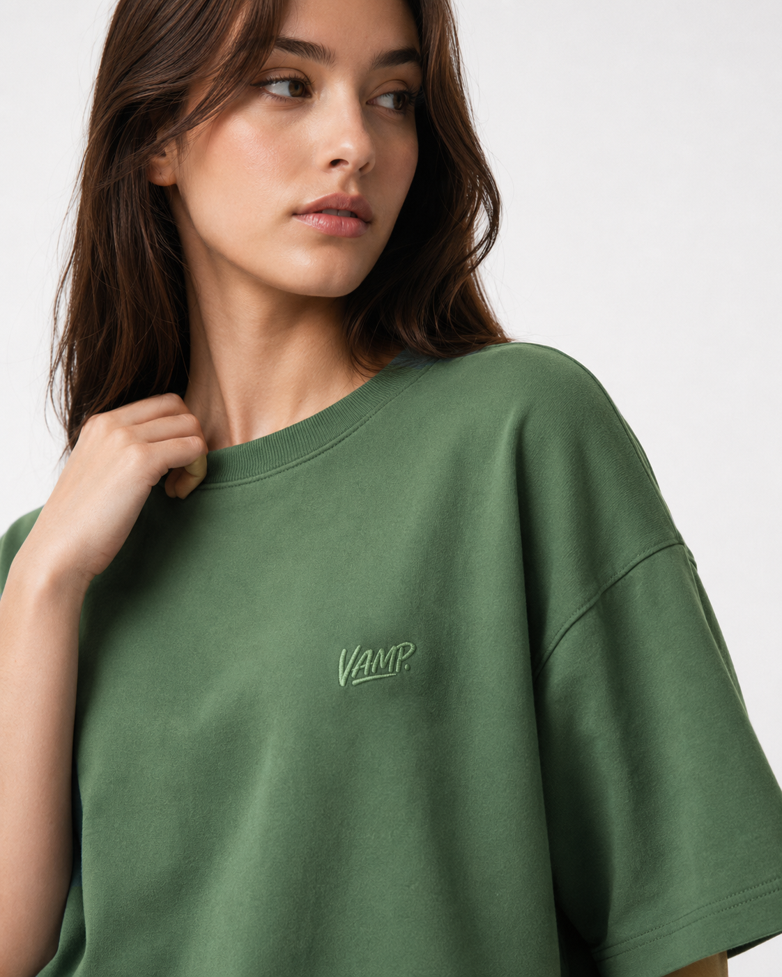 VAMP Boxy-Fit - Olive