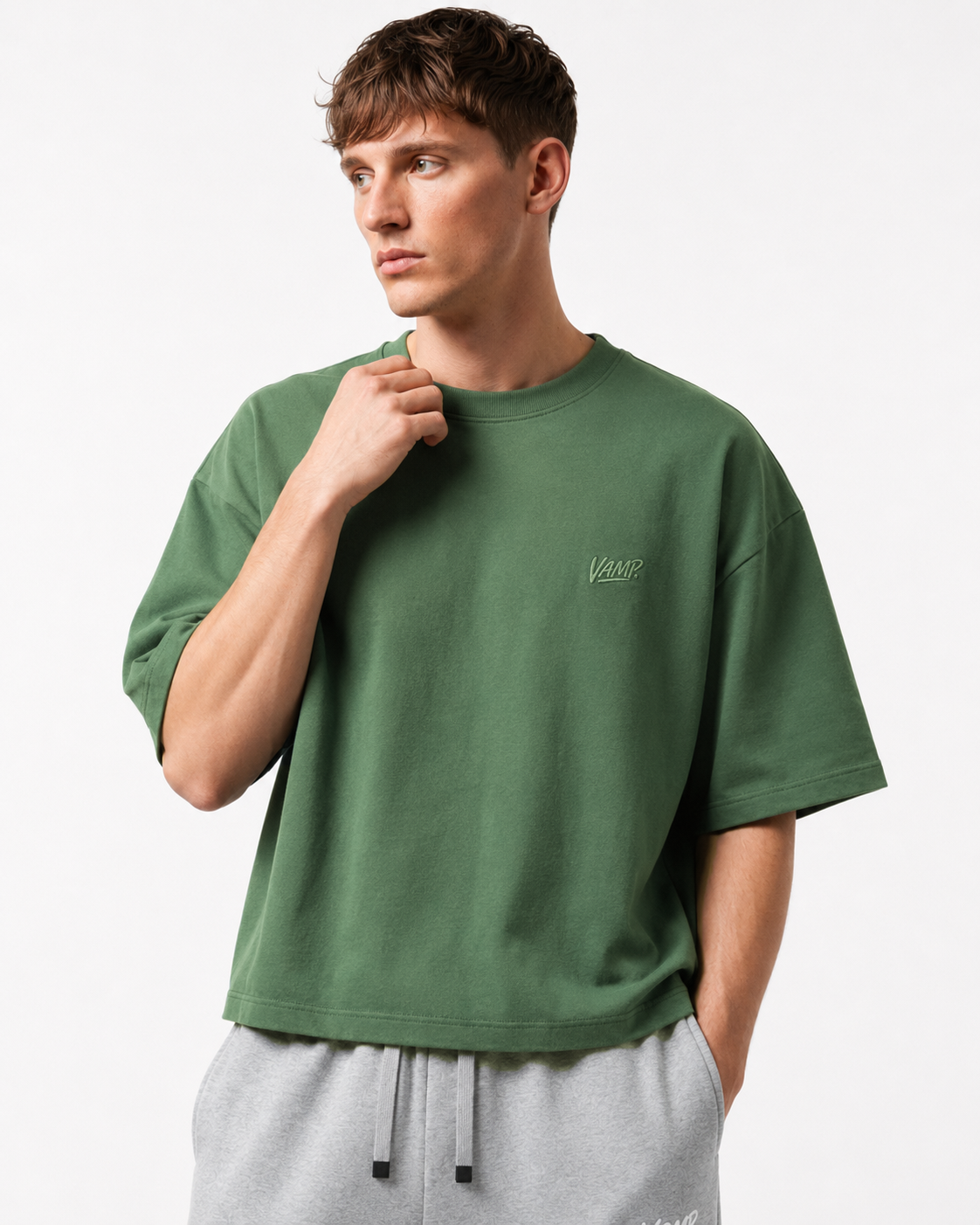 VAMP Boxy-Fit - Olive