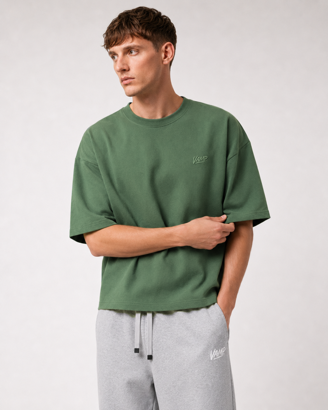 VAMP Boxy-Fit - Olive