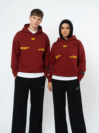 VC Aesthetics Hoodie - Maroon