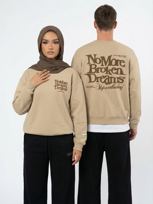 Broken Dreams Crew SW - Beige