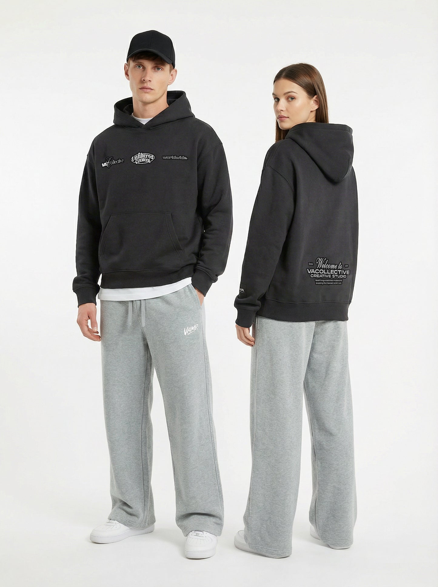 Va Collective Studio Hoodie - Black