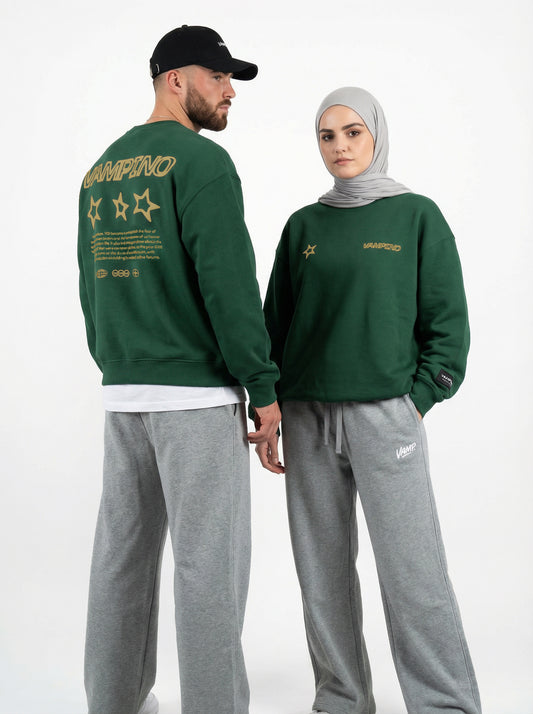 Vampino Stars Crew SW- Olive