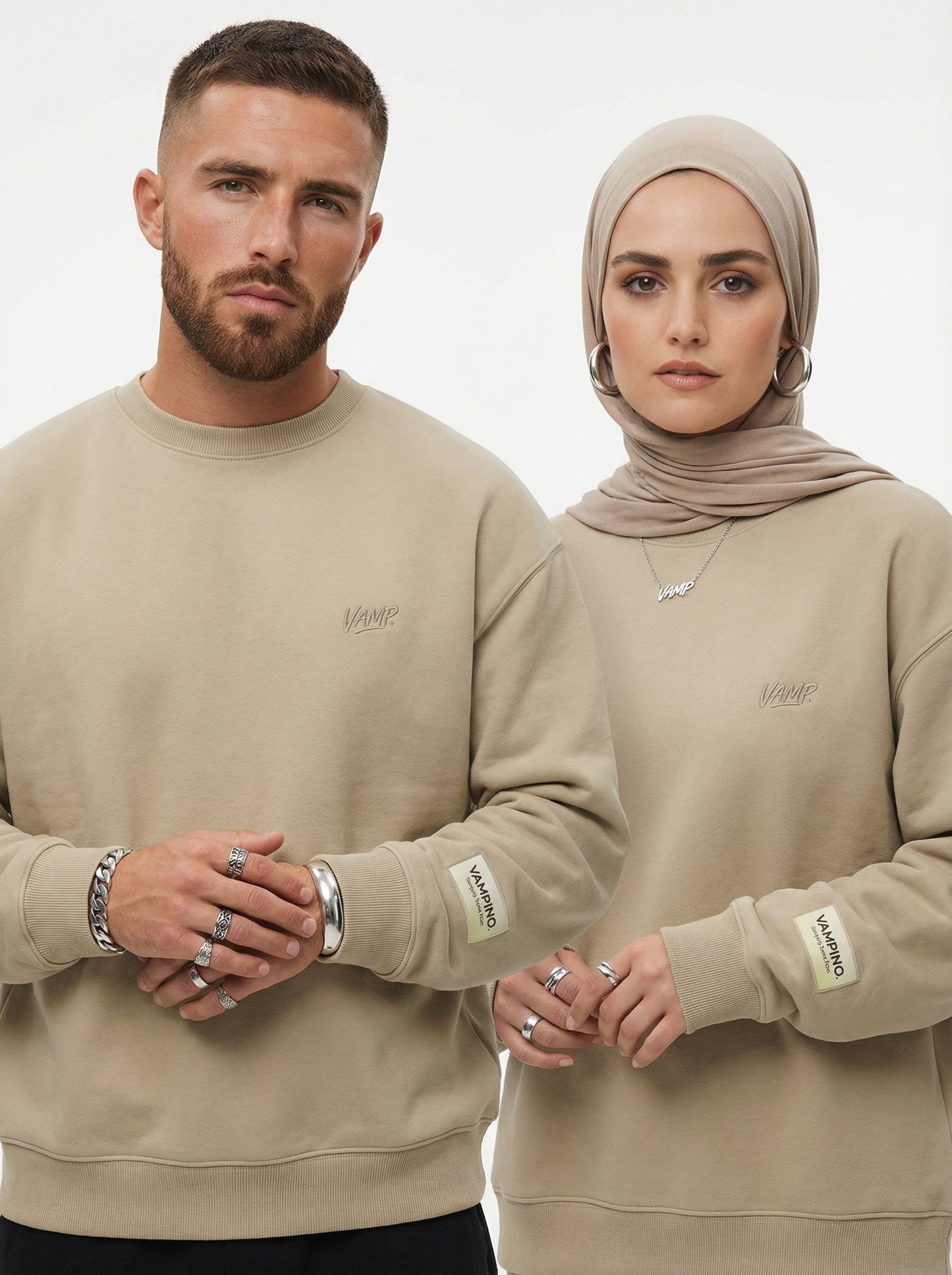 VAMP Crew SW - Beige