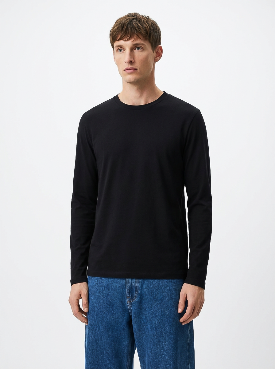 Undershirt Long Sleeve - Black