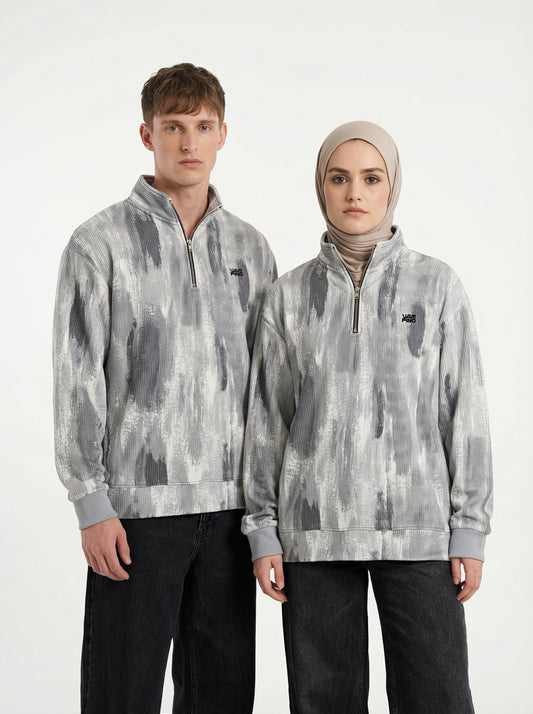 V Drift High Neck - Gray