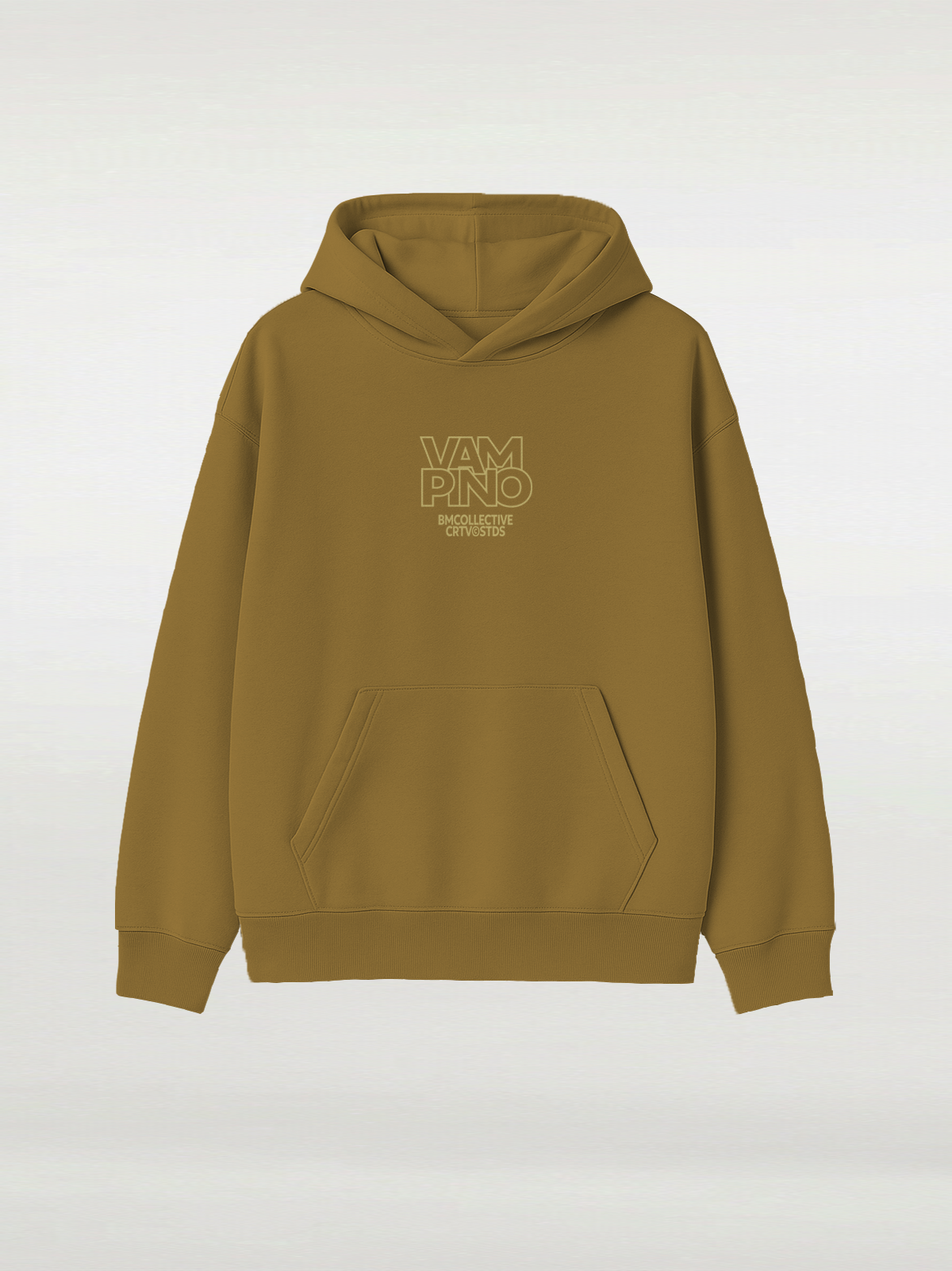 Vampino Stop Looking Hoodie - Beige