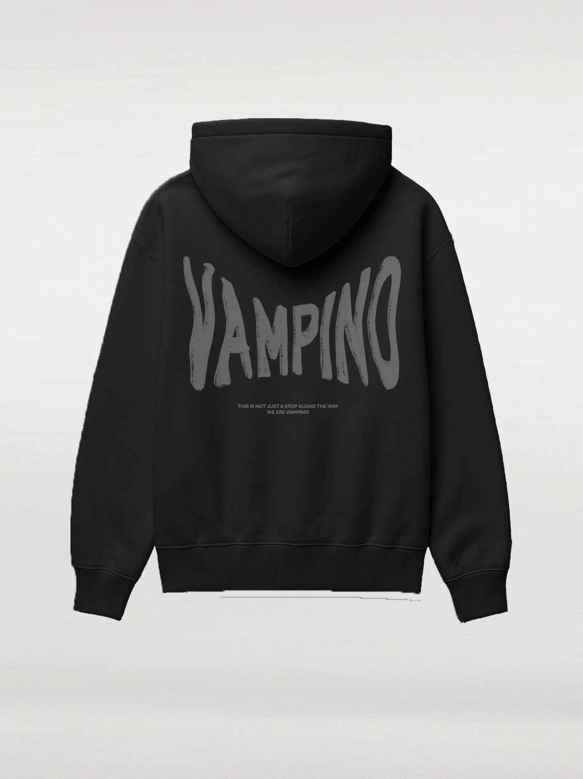 Wavy Vampino Hoodie - Black