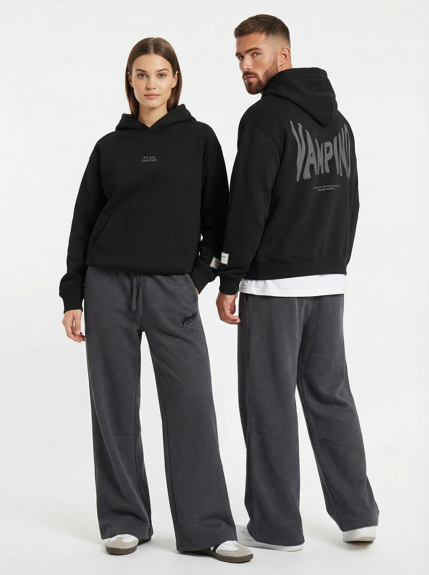 Wavy Vampino Hoodie - Black