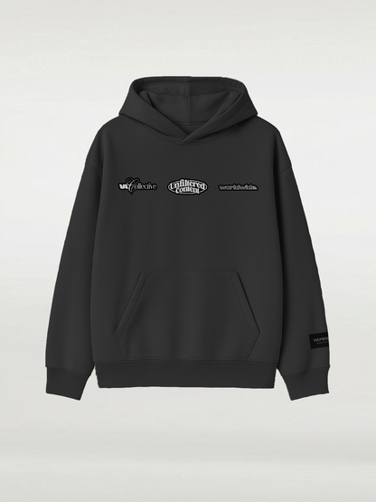 Va Collective Studio Hoodie - Black