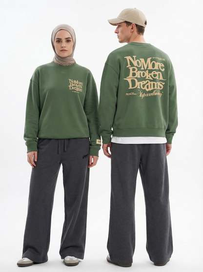 Broken Dreams Crew SW - Olive