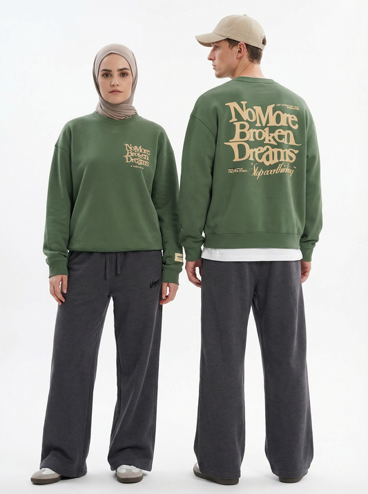 Broken Dreams Crew SW - Olive