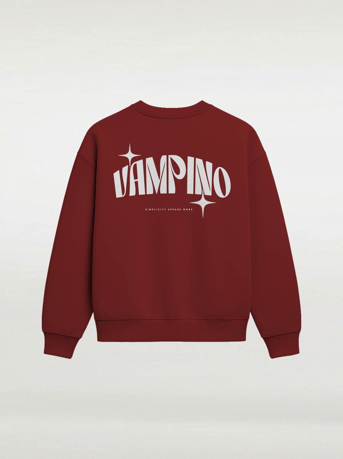 V Starburst Crew SW - Maroon