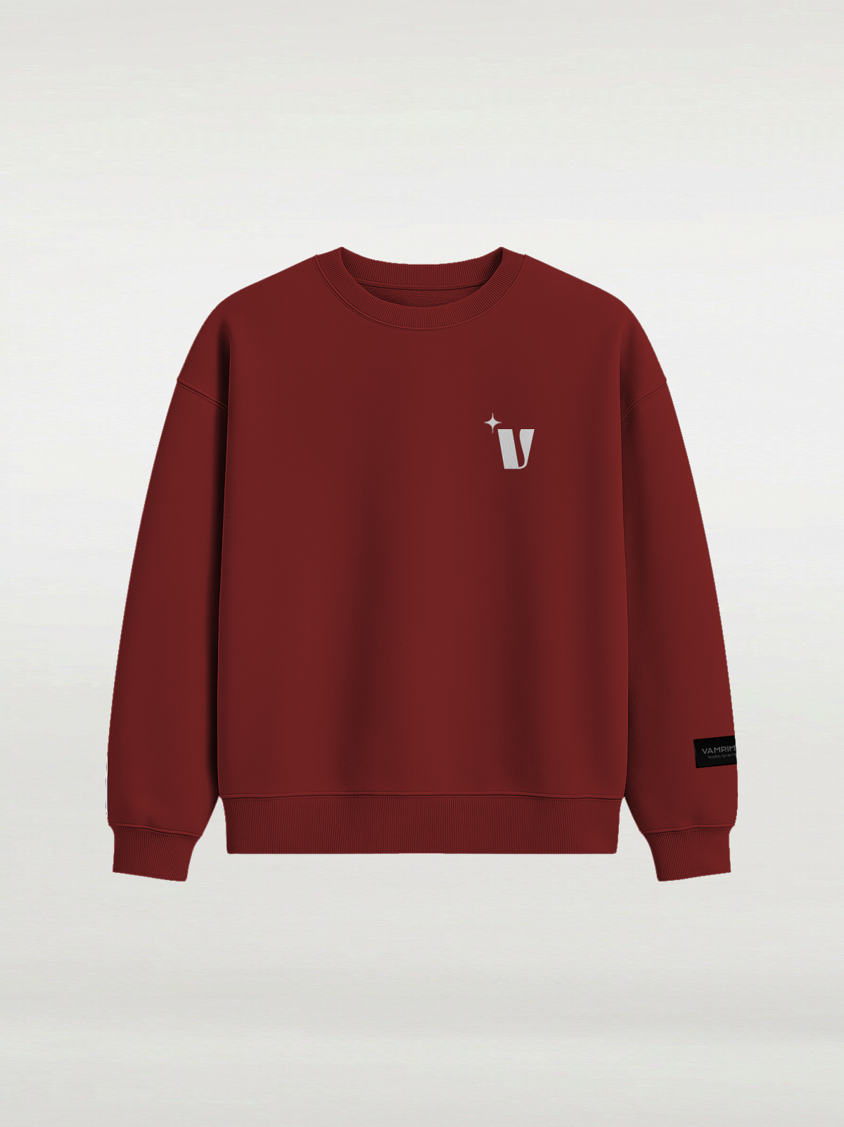V Starburst Crew SW - Maroon
