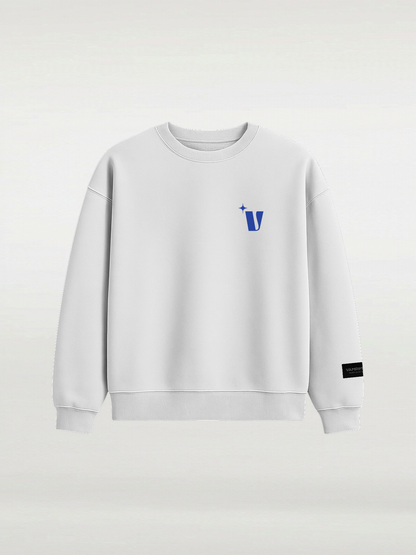 V Starburst Crew SW - White