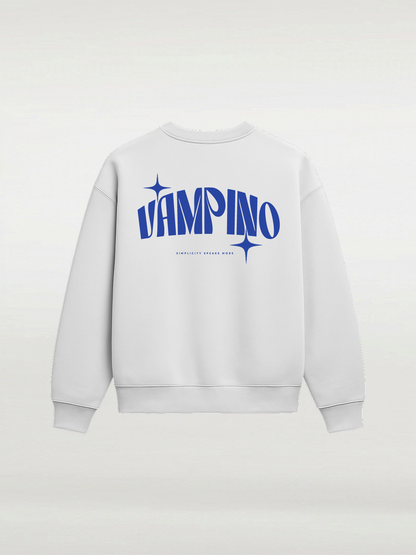 V Starburst Crew SW - White