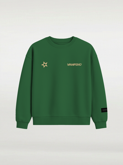 Vampino Stars Crew SW- Olive