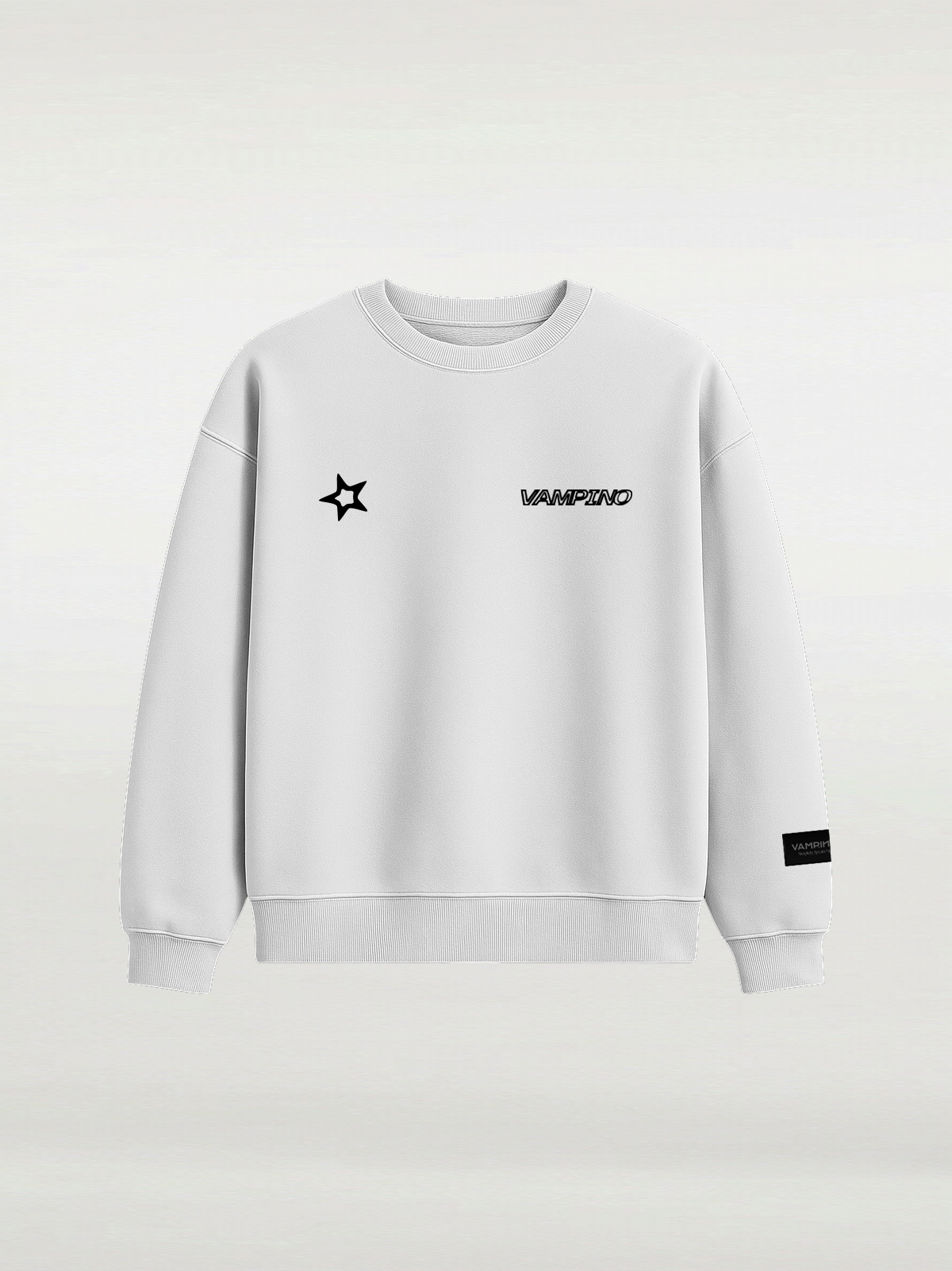 Vampino Stars Crew SW- White