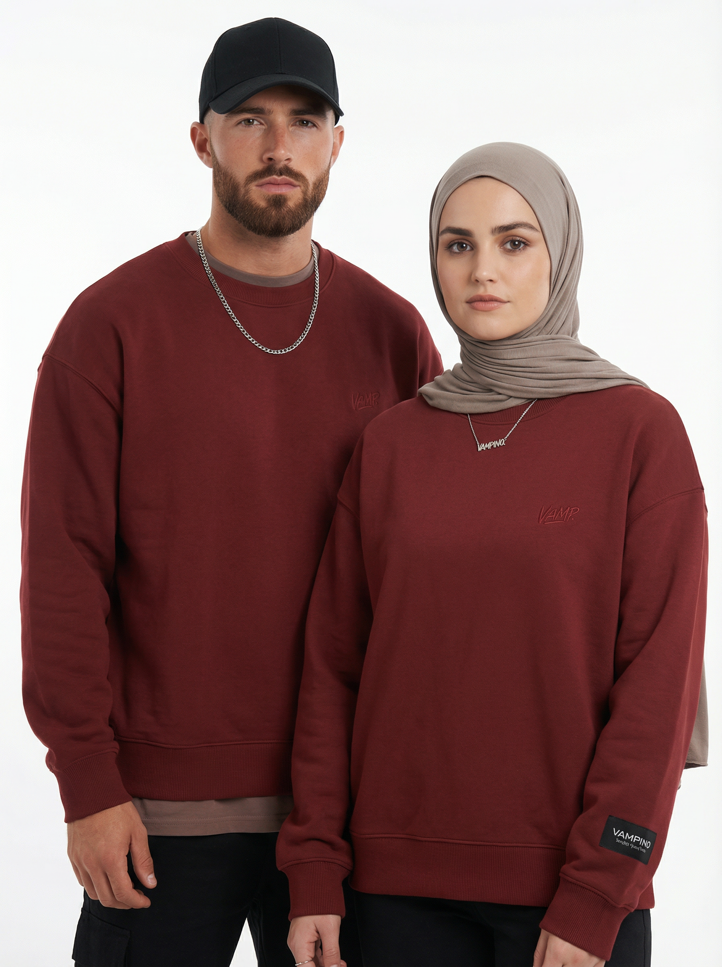 VAMP Crew SW - Burgundy